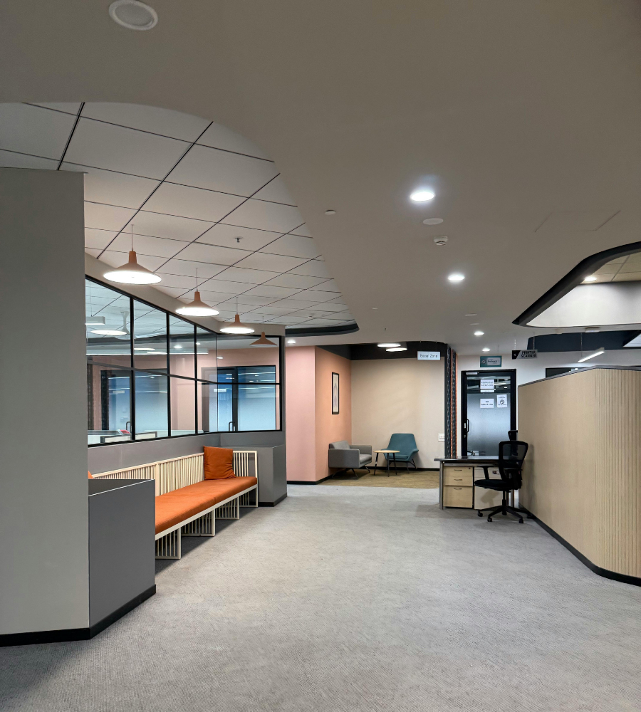 interior by temi office area